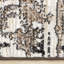 Tapis d'intérieur patiné de 5 pi x 8 pi (5 pi 3 po x 7 pi 7 po), gris et noir, contemporain et moderne - salon, chambre à coucher, salle à manger et cuisine-1858322026