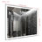 Aluminium Frame Horizontal Rectangle Mirror