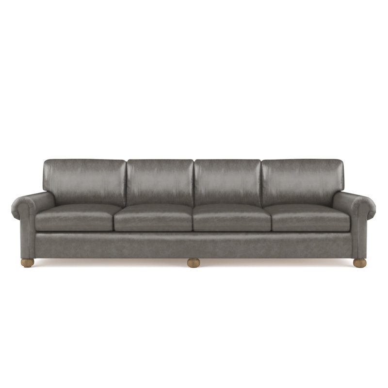 Leroy Sofa, 36" H x 120" W x 49" D, Pumice Velvet 