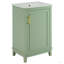 [Viedo] Petite armoire de meuble-lavabo moderne de 20 pouces avec lavabo en céramique - 20 * 14,5 * 33,3 pouces, beaucoup de rangement, 1 porte à fermeture douce-53892040