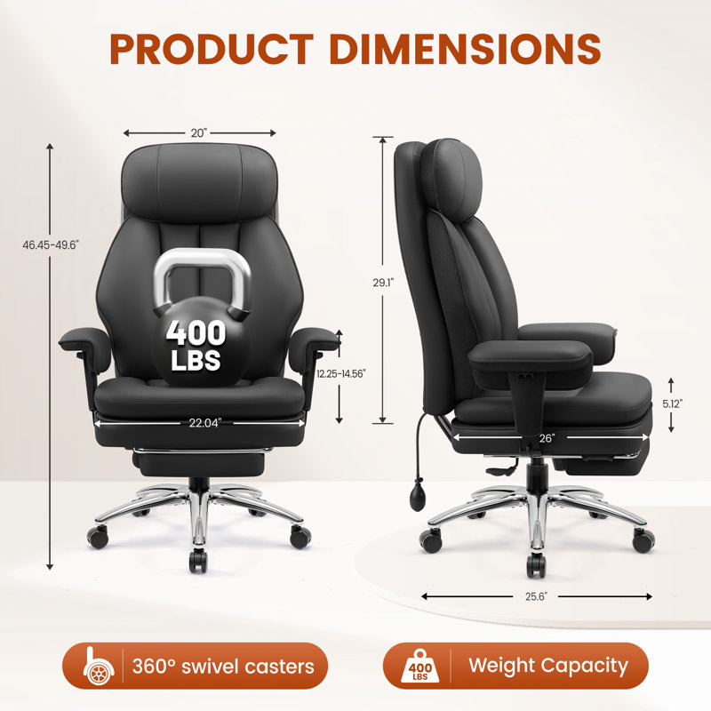 Fauteuil de direction Canobieola, Noir