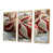 Toile avec cadre flottant or