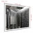 Oversized Led Bathroom Mirror, Wall Mounted Mirror With 3 Color Modes