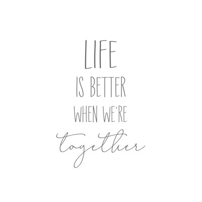 Life Is Better 3 - Wrapped Canvas Print