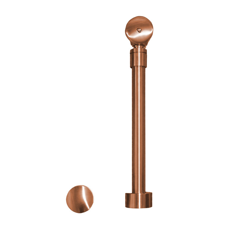 Avalon 1.5" Pop-Up Tub Drain with Overflow, Copper