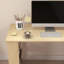 HOMCOM L Shaped Desk with Bookshelf-1263105933
