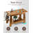 Teak Shower Benches for Inside Shower with Shelf for Bathroom and Spa-704233655
