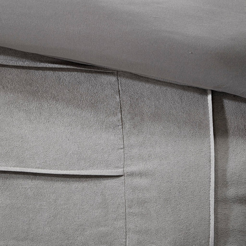 7 Piece Comforter Set Grey