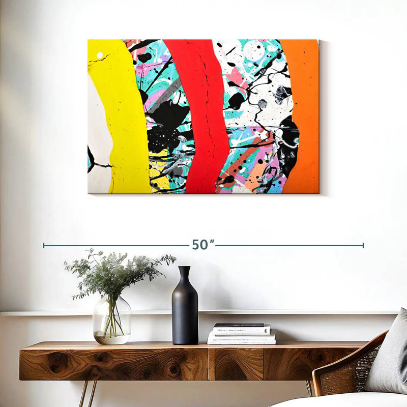 Avery Abstract Splatter, H 24 po x l 36 po