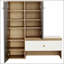 Banc et range-chaussures multifonctionnels, range-chaussures avec banc, tablettes réglables pour le couloir, le vestibule, blanc