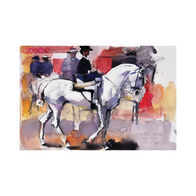 Side-Saddle At The Feria De Sevilla, 1998 by Mark Adlington - Wrapped Canvas Print