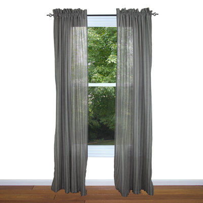 Kawailani Cotton Semi Sheer Curtain Pair