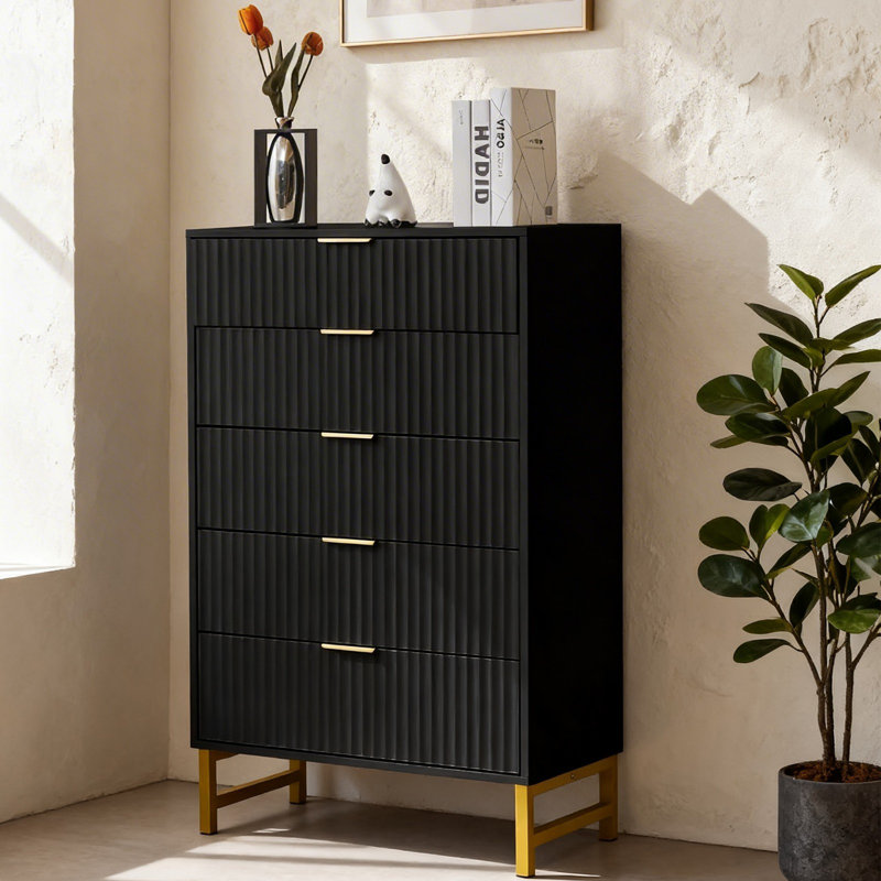 80 cm W Chest of 5 Drawers