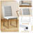 Dining Table set with PU Leather Upholstered Chairs-1032008084-1027513274-1032008088