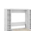Grand lit escamotable mural avec portes de rangement