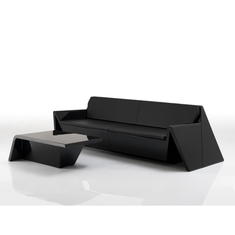 Rest Plastic Coffee Table, Black