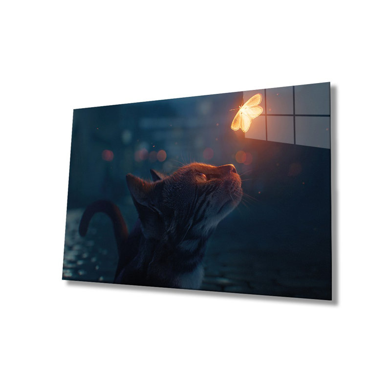 Elegant Decorative Tempered Glass Painting, 27.6 x 43.3 inches | 100% Tempered Glass, Thickness: 0.16 inches | Stunning Home Décor for Living Room, Office, or Gallery | Unique Art Piece, Durable and Stylish