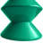 15" Wide Side Table In ABS Plastic With Double-Hourglass Design Michailo Collection-2089582701