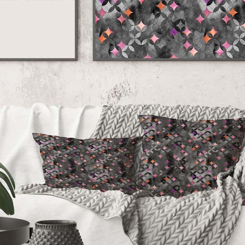 Abstract Throw Pillow