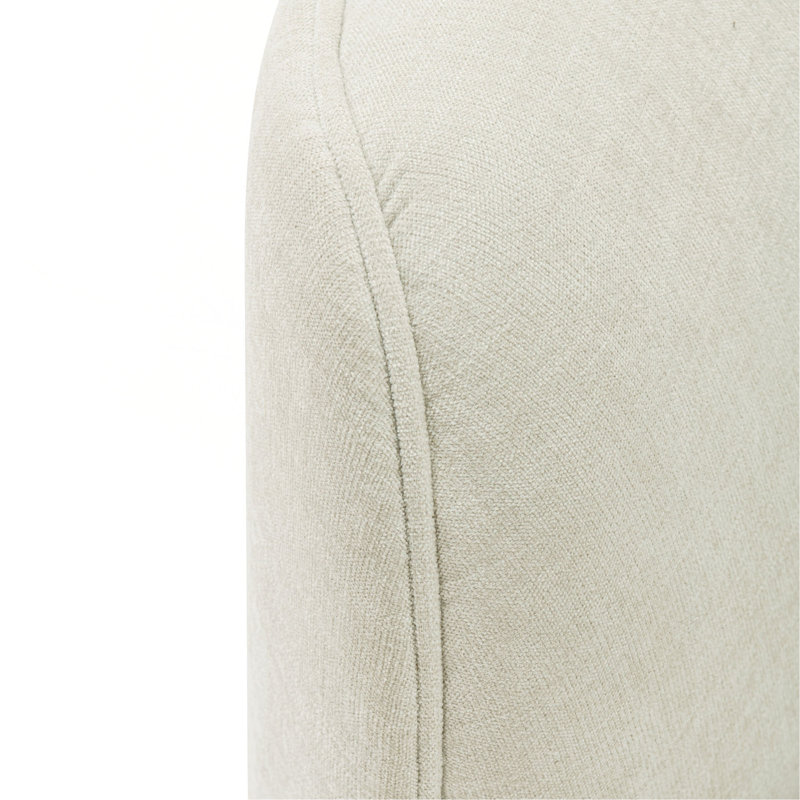 132" Chenille Sectional, Ivory