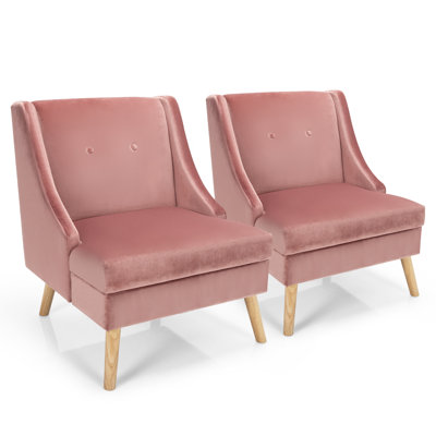 Fauteuil en velours l 27 po Sadowa