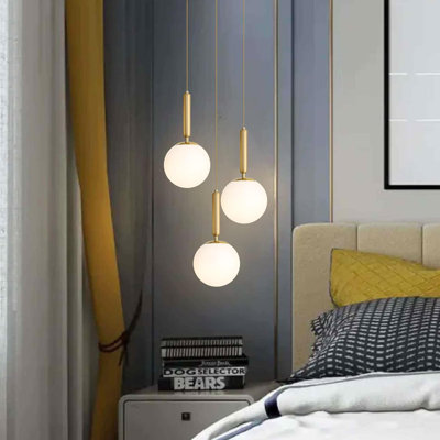 Lustre suspendu en verre