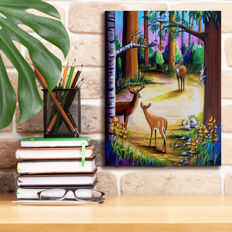 «Bambi 12» par Cindy Thornton, H 16 po x l 12 po x P 0,75 po