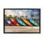 Cadre flottant coloré avec kayaks et palmiers, design par Richard Silver-1889052746-1889052743