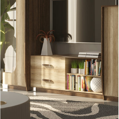 Vannesa Unfinished TV Stand for TVs up to 88"
