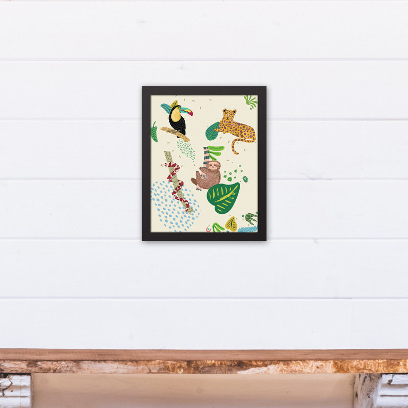 Diaz Animals Framed Art, 15.75" H x 12.75" W x 1.75" D