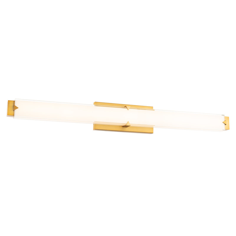 Carlisle 27" Dimmable LED Bath Vanity & Wall Light With Glass Shade And Built In Color Temperature Switch (2700K/3000K/3500K/4000K)