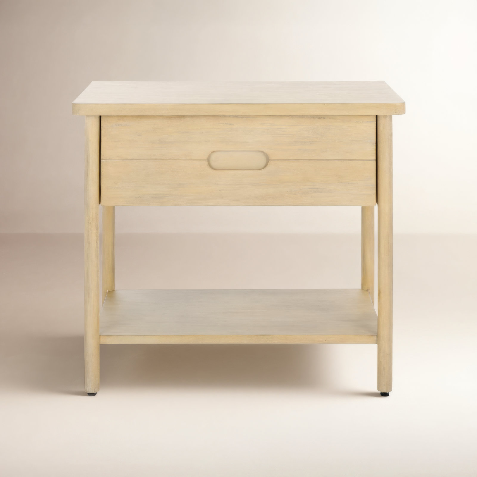28" 1-Drawer Nightstand, Natural