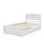 Lit plateforme simple avec lit gigogne escamotable-1803015759