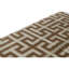Hand Knotted Geometric Area Rug in Gold