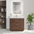 Porto 36'' Free Standing Single Bathroom Vanity with Quartz Top-754151391-754175296