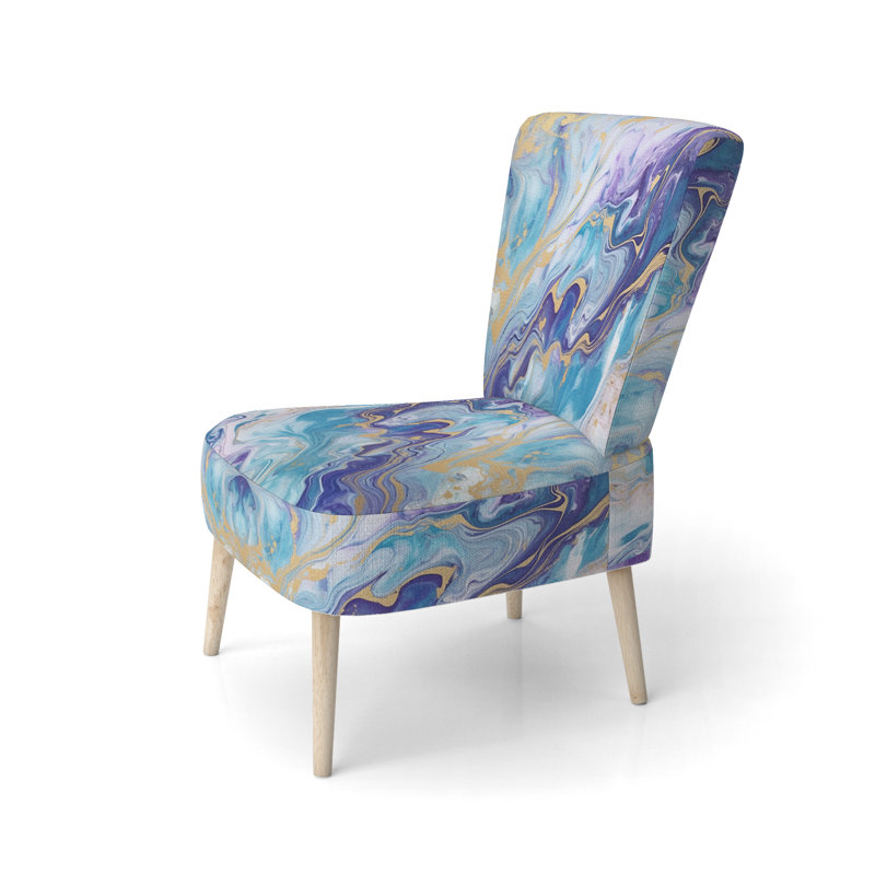 Berendien 22,5 de large, Purple/Gold Velvet