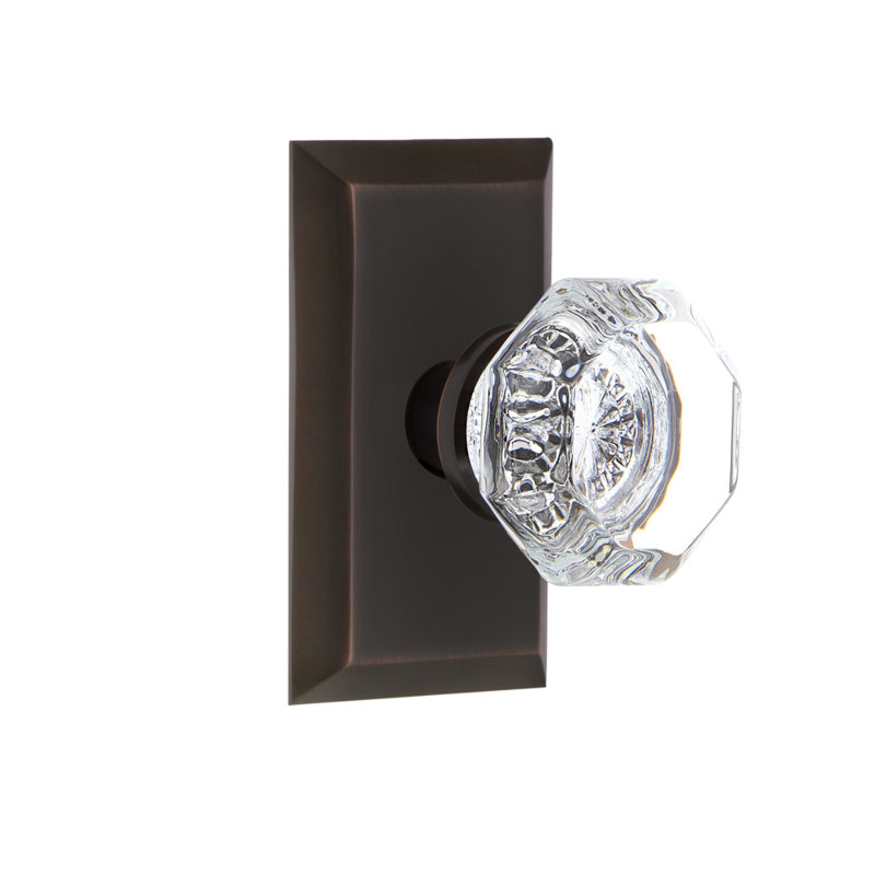 Studio Plate with Waldorf Door Knob, Timeless Bronze
