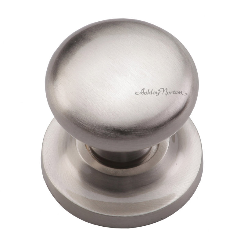 Bouton d'armoire rond rose, Chrome poli, 1 1/4"