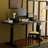 Black Rectangular Solid Wood desk-66818836