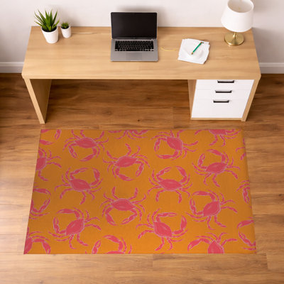 Tapis de bureau léger antidérapant Crabby