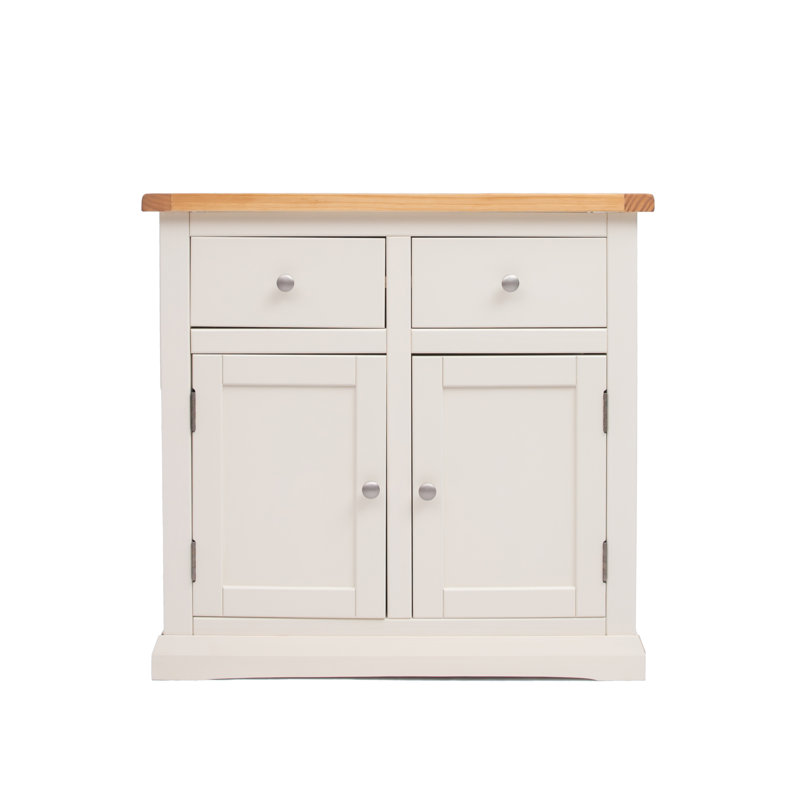 Neace 84cm Sideboard, Brown/White
