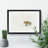 A Red Fox Alone in the Winter in Abstract - Picture Frame Graphic Art Print-55629424-55629425