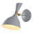 Bloomsdale 1 - Light White/Brass Gold Wallchiere-876110408