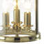 Amatrudo 3 - Light Polished Brass Lantern Pendant