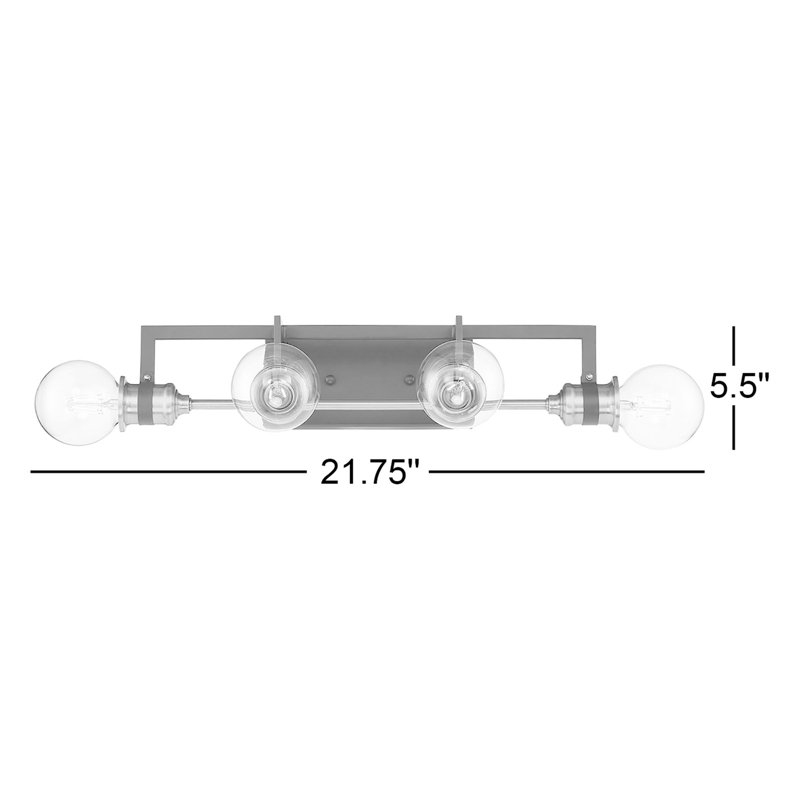 Tommie Dimmable Bath Bar, 4-Light