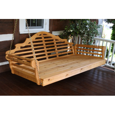 Elfetie 5 Person Cedar Porch Swing