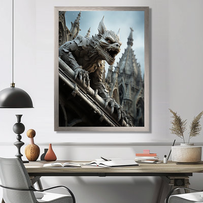 Derrygowan France Notredame Gargoyles - France Canvas Prints