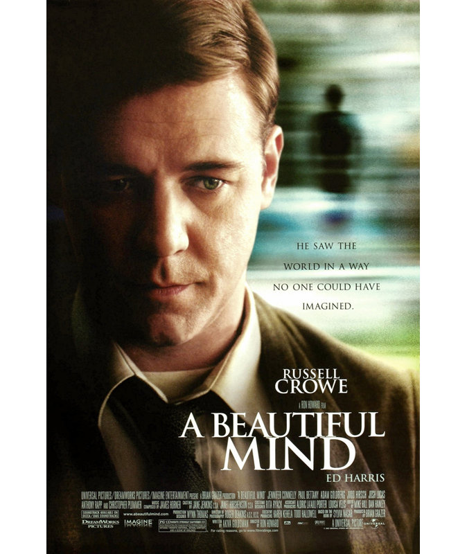 A Beautiful Mind, 24" H x 16" W