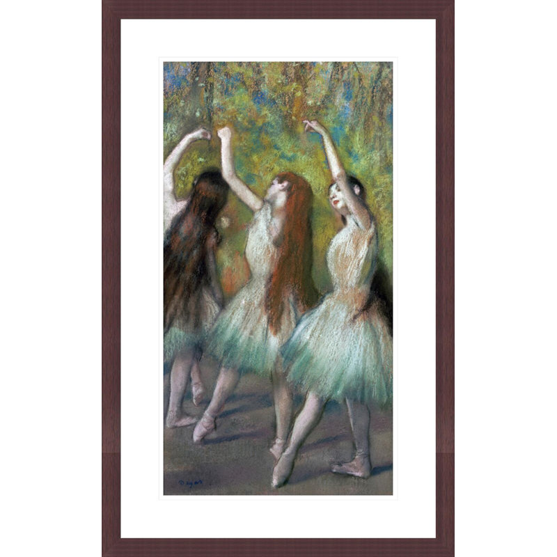 «Dancers» par Edgar Degas, impression giclée sur cadre, H 29,5 po x l 18,66 po