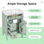 Meuble-lavabo autoportant de 24 po de largeur avec comptoir en céramique, tiroirs et tablette ajustable-1191143008
